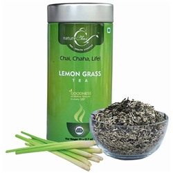 Индийский чай в Жестяной банке Lemongrass green tea, 100g