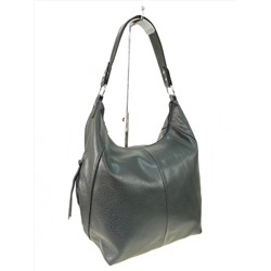 Женская сумка хобо из искусственной кожи, цвет серый