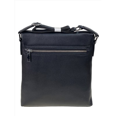 Мужская сумка планшет из натуральной кожи, цвет черный