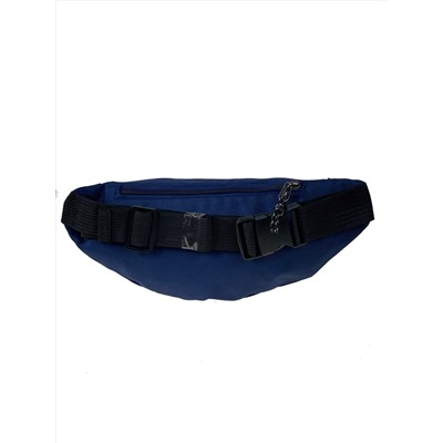 Поясная мужская сумка из текстиля цвет синий
