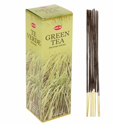 Благовония "HEM" 8 палочек угольные green tea
