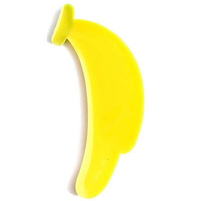Декор силикон «Бананы» набор 4 шт., размер 1 шт. — 2,5 × 6,5 × 0,3 см, клеевые подушечки