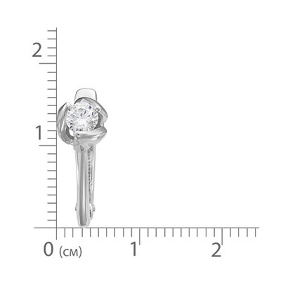 Серебряные серьги 581