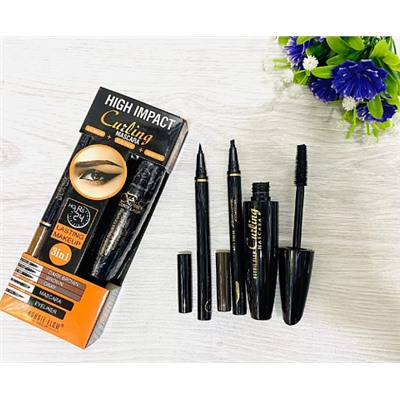 Набор 3в1 High Impact Cuzling mascara Тушь + подводка + лайнер