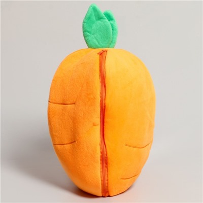 Мягкая игрушка "Зайка-морковка", 35 см