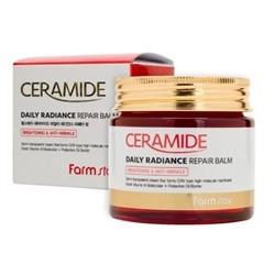 Крем Для Лица Farm Stay CERAMIDE DAILY RADIANCE REPAIR BALM FARMSTAY 80g.