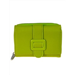 Женское портмоне из искусственной кожи, цвет зеленый