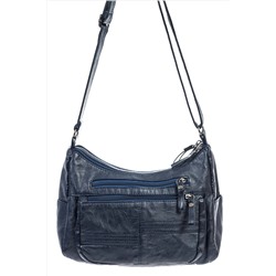 Женская классическая сумка из искусственной кожи, цвет синий