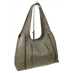 Женская сумка шоппер из искусственной кожи, цвет зеленый