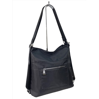 Женская сумка из водонепромокаемой ткани, цвет черный