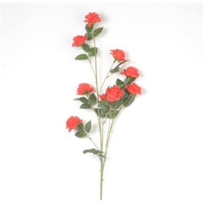 Роза искусственная 9голов  h115см красный