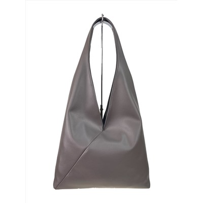 Женская сумка шоппер из искусственной кожи, цвет графит