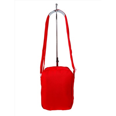 Молодежная текстильная сумка, цвет красный