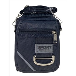Спортивная поясная сумка из текстиля, цвет черный