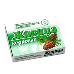 Жевательная резинка "Живица" кедровая