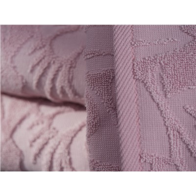 Полотенце махровое Floret lavender, цветы, розовый