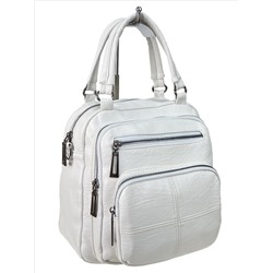 Женская сумка-рюкзак трансформер из искусственной кожи, цвет белый