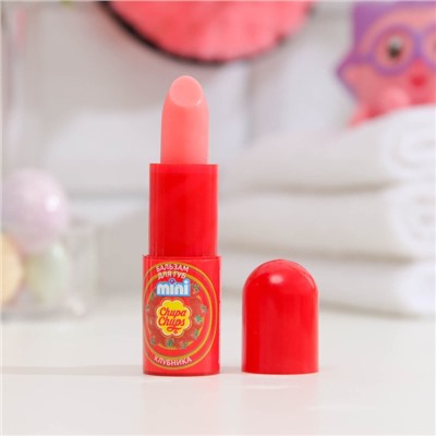 Бальзам для губ Chupa Chups mini, клубника, 3,8 г