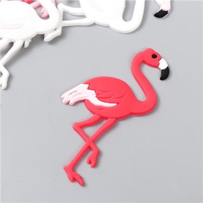 Декор для творчества резина "Фламинго" набор 6 шт МИКС 7,5х3,5 см