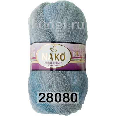 Пряжа Nako Mohair Delicate Colorflow