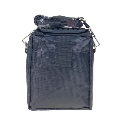 Спортивная поясная сумка из текстиля, цвет черный с серым