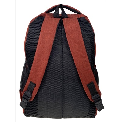 Мужской рюкзак из текстиля ,цвет красный
