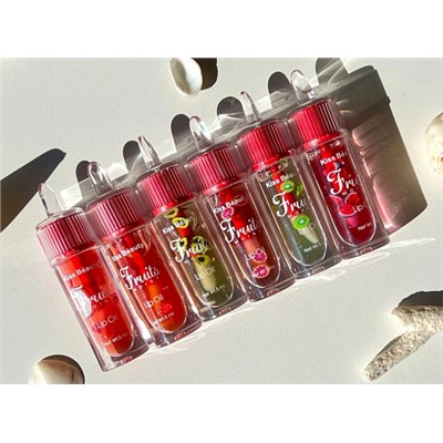 Фруктовый блеск для губ Kiss Beauty Fruits Moist lip Oil 5мл (в ассортименте)