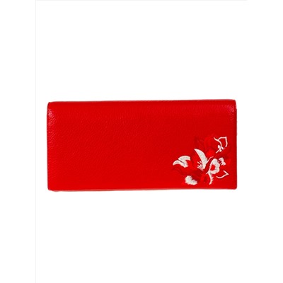 Женский кошелек из искусственной кожи, цвет красный