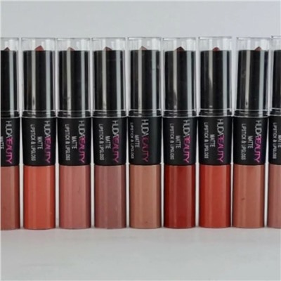 Помада Huda Beauty - Matte Lipstick & Lipgloss 2 in 1 (12шт.)