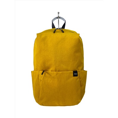 Молодежный рюкзак из текстиля, цвет желтый