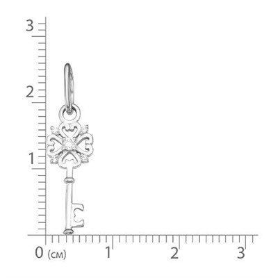 Колье из серебра на леске - 795