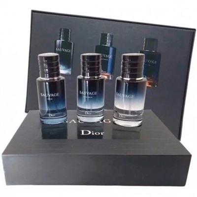 Christian Dior Sauvage (мужской) Набор 3x30ml