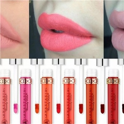 Помада жидкая матовая ультрастойкая Anastasia Beverly Hills Liquid Lipstick Rouge a Levres (12шт)