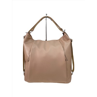 Женская сумка шоппер из искусственной кожи, цвет песочный