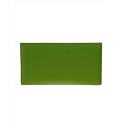 Женское портмоне из натуральной кожи, цвет светло зеленое
