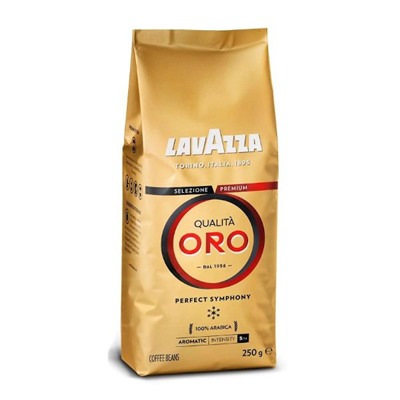 Кофе в зернах LAVAZZA "Oro" (А-100)  250 гр     в/у