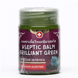 Зеленка тайская Binturong Aseptic Balm Brilliant Green с экстрактом черного тимина, 50 г