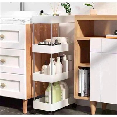 Этажерка на колесиках 4 полки Bathroom Rack 86х39х12,5см Арт. XYX-2020