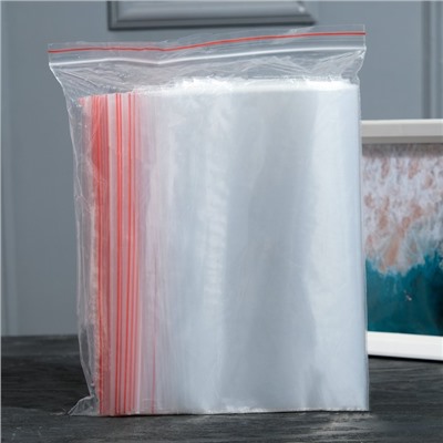 Пакет zip lock, 20 х 30 см, 30 мкм Упаковка 100 шт