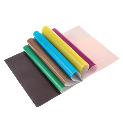 Бумага цветная односторонняя А4, 8 листов, 8 цветов "Девочка аниме" мелованная бумага, плотность 60 г/м2