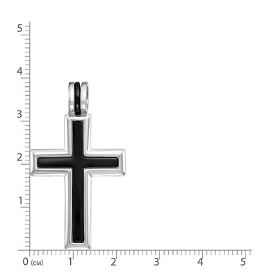 Серебряная подвеска "Крест" 014
