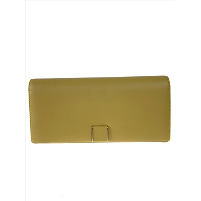 Женское портмоне из мягкой искусственной кожи, цвет желтый