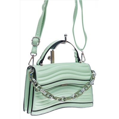 Женская сумка кросс-боди из искусственной кожи, цвет светло зеленый