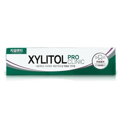 Укрепляющая эмаль зубная паста "Xylitol Pro Clinic" c экстрактами трав (коробка) 130 г