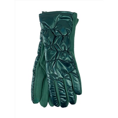 Элегантные демисезонные перчатки, цвет зеленый