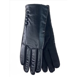 Теплые женские перчатки, цвет черный