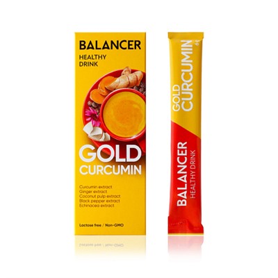 Уценка Гринвей Напиток с куркумином BALANCER GOLD CURCUMIN, 10шт, срок годности 07/24