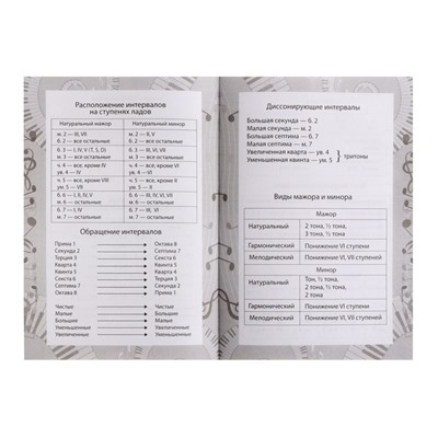 Дневник для музыкальной школы, "Музыкальные инструменты 2", мягкая обложка, 48 листов