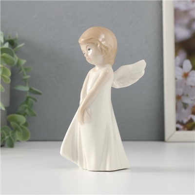 Сувенир керамика свет "Девочка-ангел скромница" 6х6,5х13,5 см