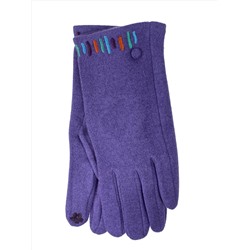 Женские демисезонные кашемировые перчатки, цвет фиолетовый
